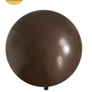 18" Retro Balloons | Chocolate Brown Color