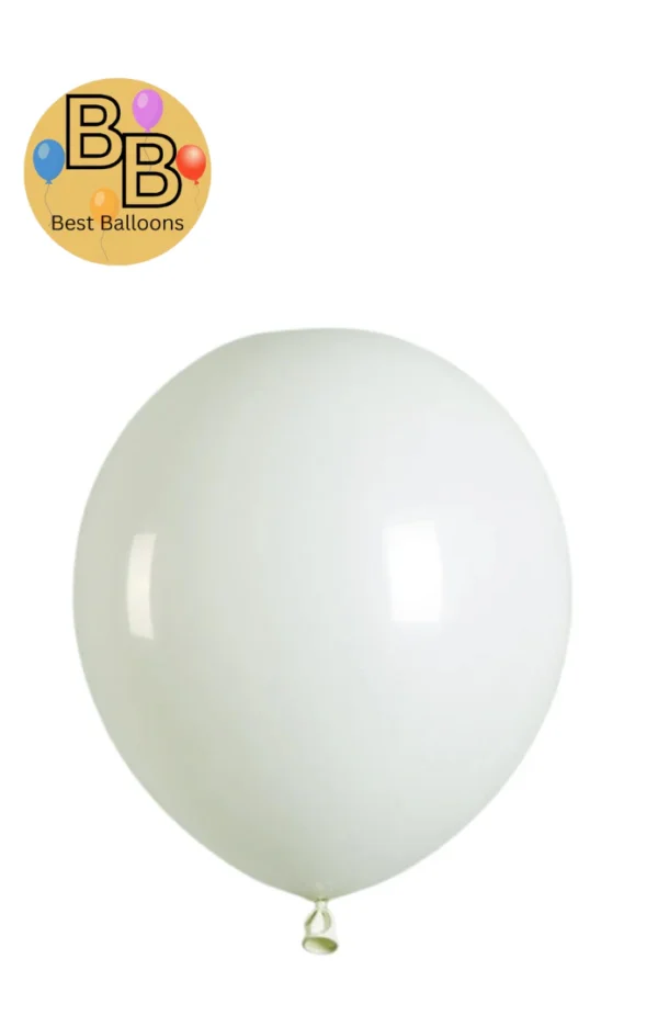 5" Standard Balloons | White Color