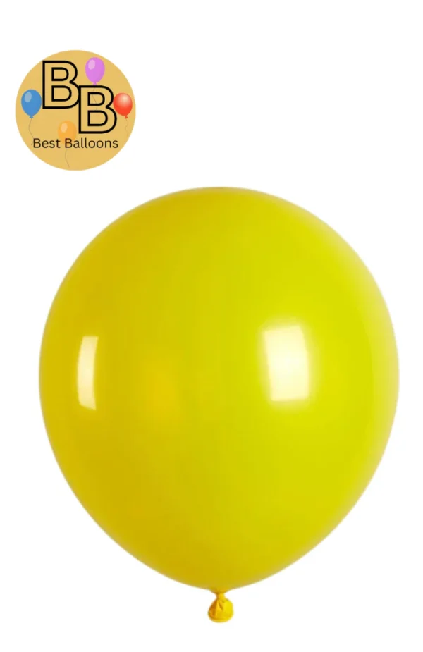 5" Standard Balloons | Yellow Color