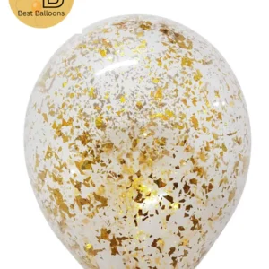 12" Glitter Balloons | Gold Color